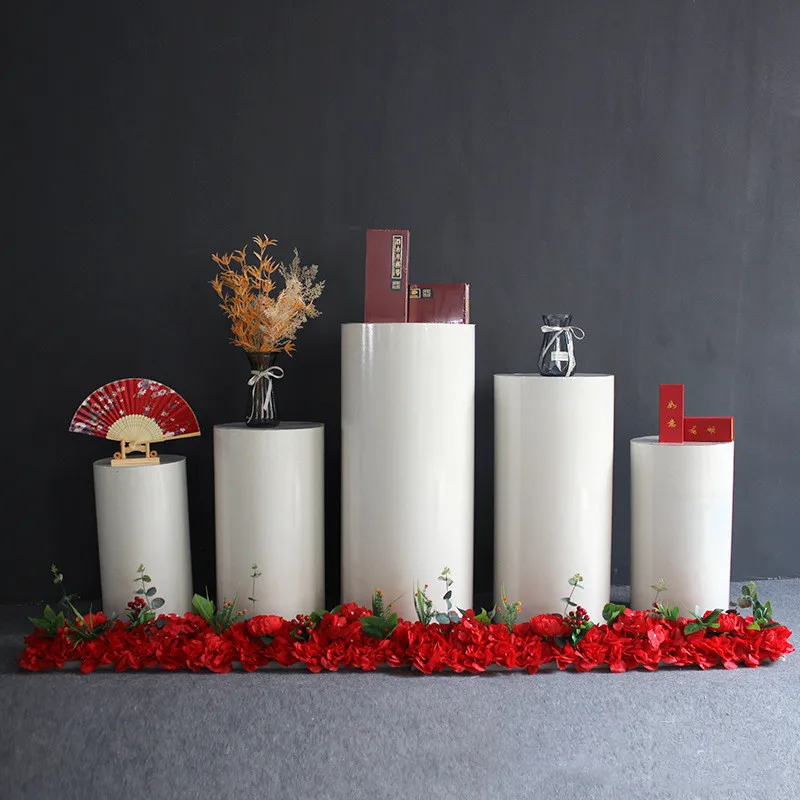 S0237 Wedding Event Decoration Supplies Window Plinth Props Round