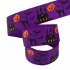 Casa Encantada Calabaza Gato-Púrpura-2.5cm*10yds