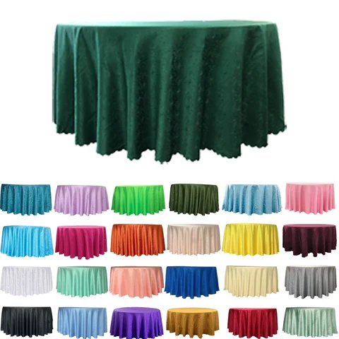 Round Wedding Tablecloth