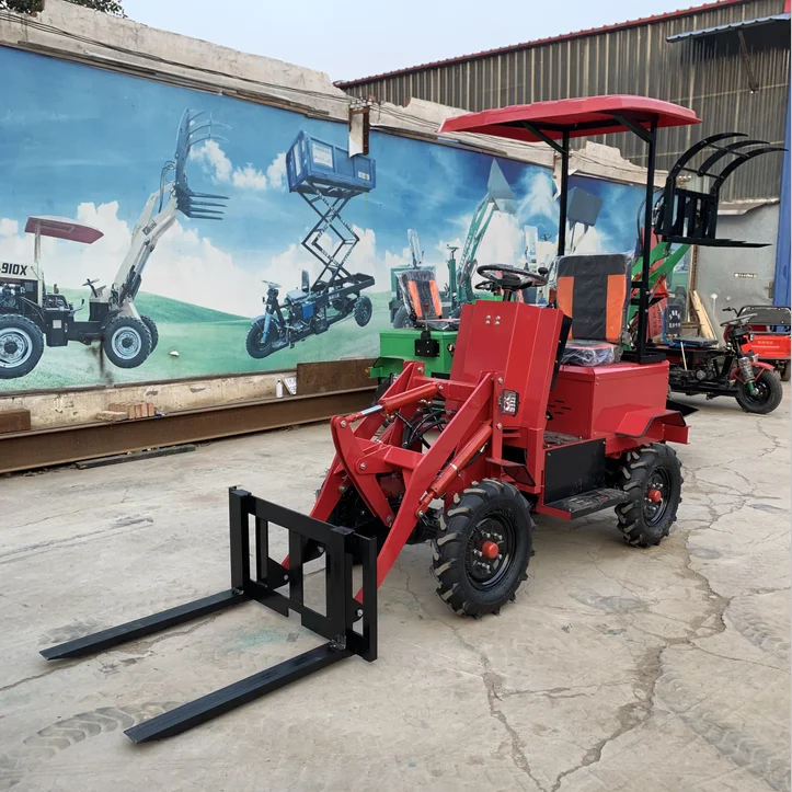 Chinese Mini Wheel Loader With 3600mm Lift Height & 0.5cbm Bucket