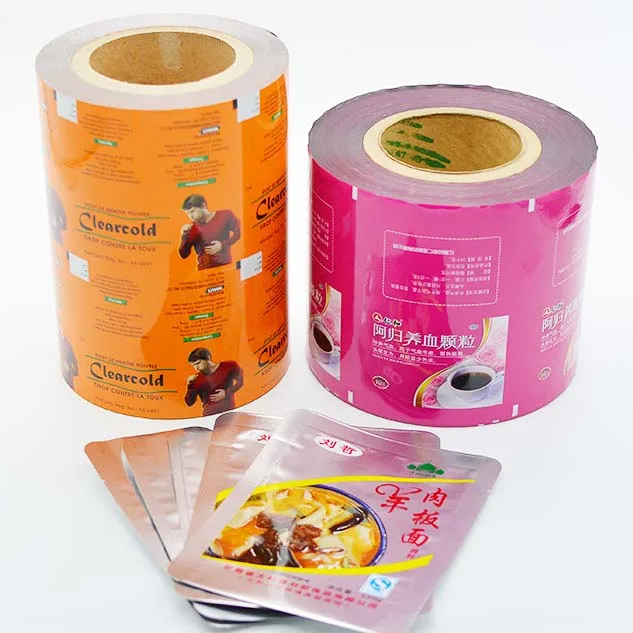 Hot Sale Food Packaging Plastic Roll Films Aluminum Laminated Packing Film for Bag