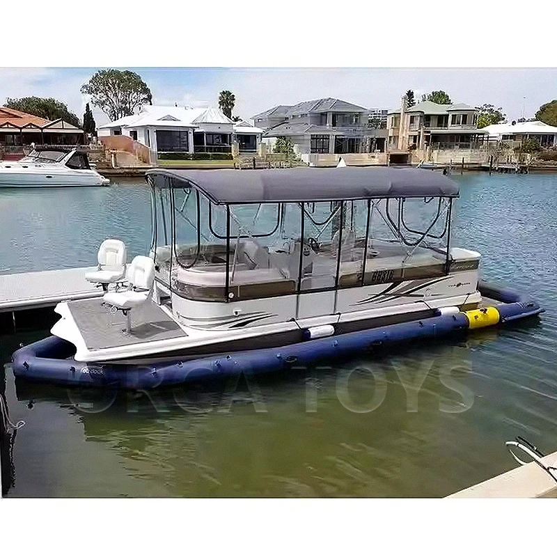 Custom Design Portable Inflatable Floating Dry Dock Berthing in Fresh/Saltwater for Ships Yachts Boats and Jet Skis