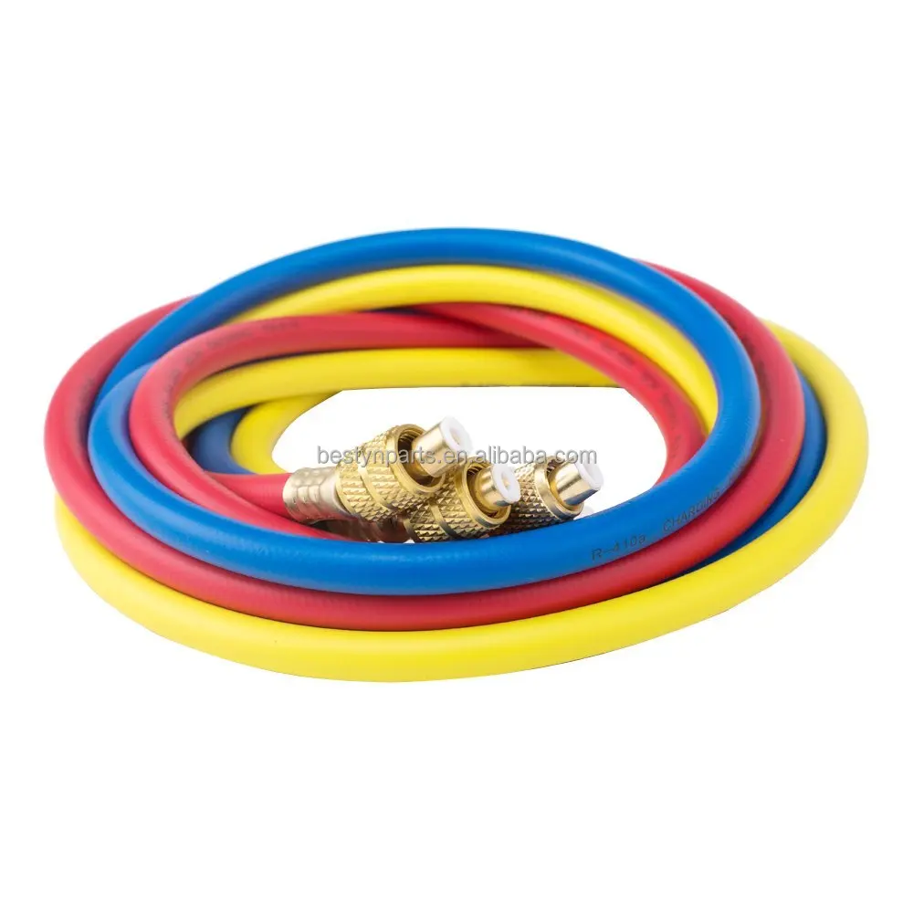 AC manifold freon gauge hose sets ac gas hose r407c r134a 30yard