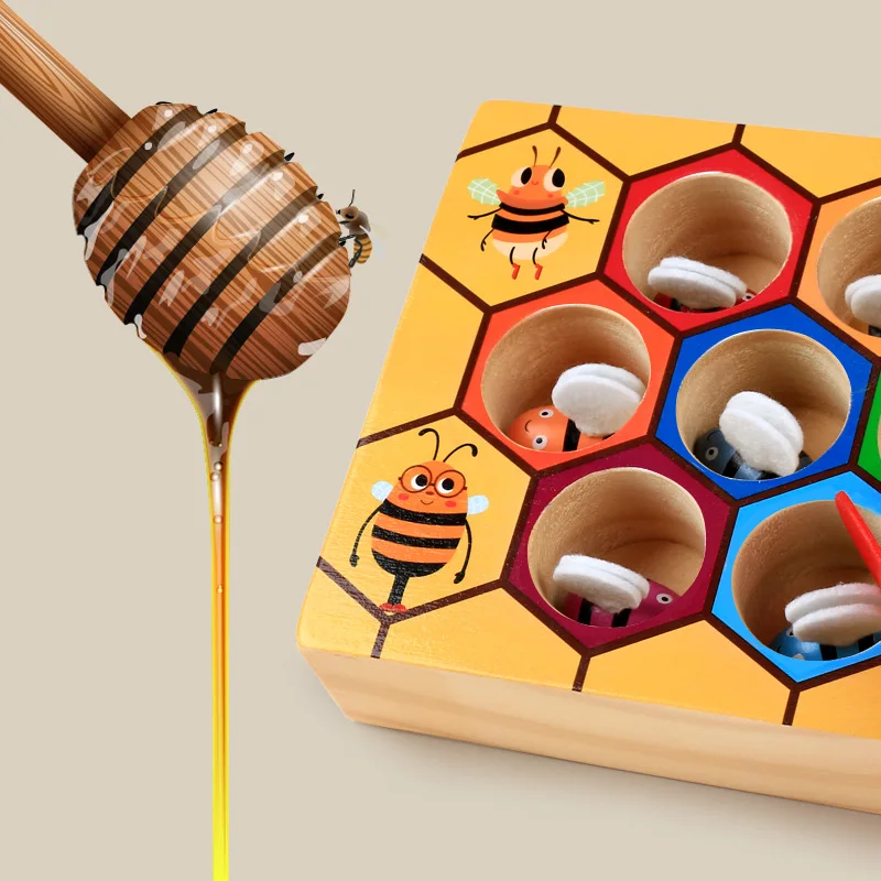 Montessori Lebenszyklus-Brett Aus Holz – Lernspielzeug Mit 7 Insekten-Figuren Für Kinder 3-6 Jahre
