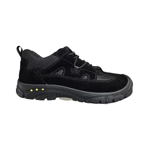 Wholesale Suede Cow Leather Low-up Security Shoes Anti Smash Puncture Proof Safety Shoes Breathable Upper Work Footwear