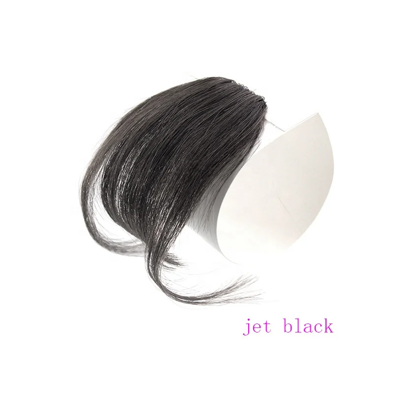 Hot Selling Human Hair Neat Women Hair Pieces Different Color Bangs Fringe Clip in Hair Extensions