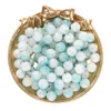 Perlas Rotas de Jade Cristal - Azul y Blanco