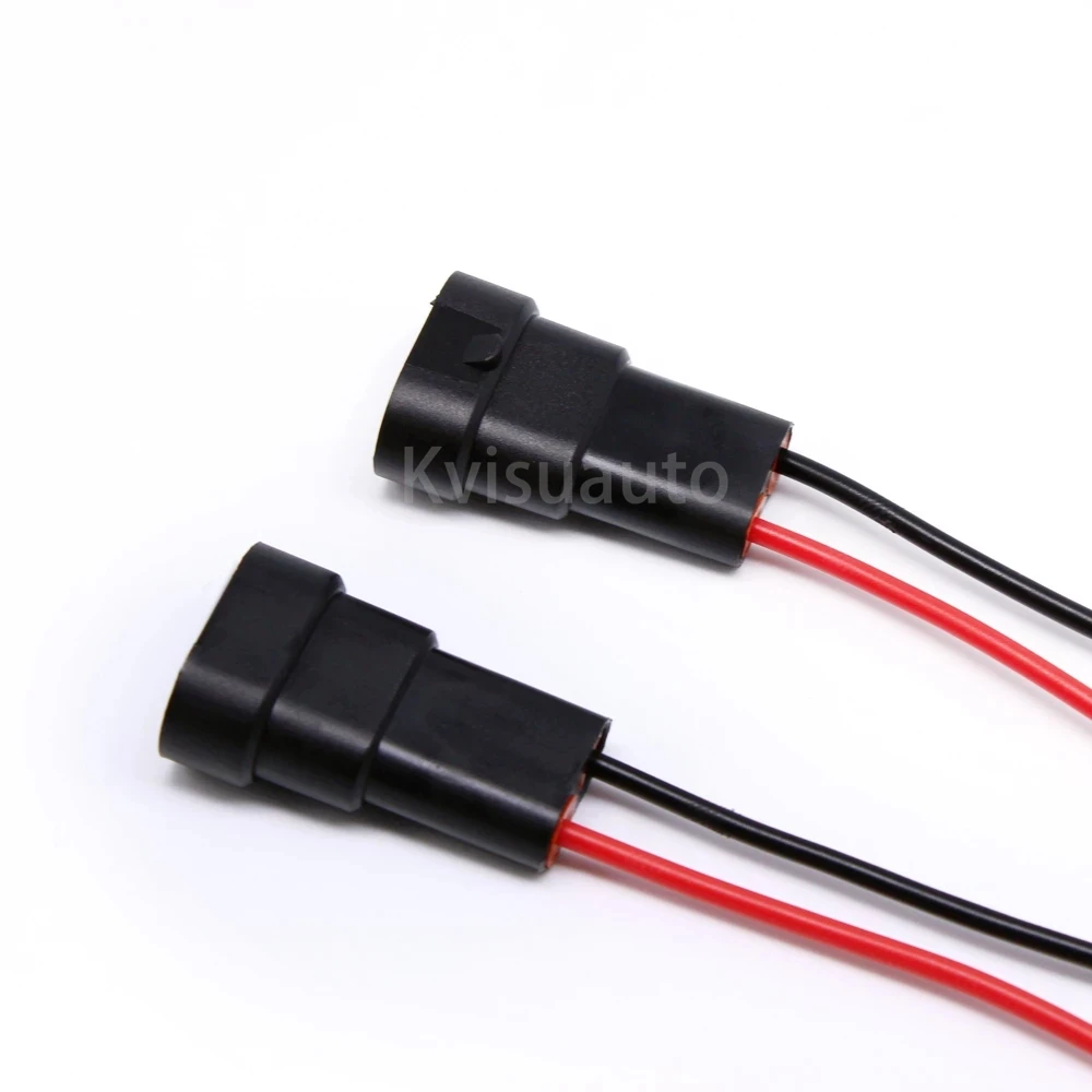 9005/9006 Male to Female One By Two Wiring Harness Connector Extension Cable for Headlight & Fog Light Halogen Bulb 9005 H10 HB3 - 34
