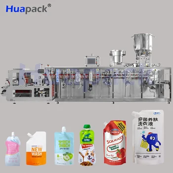 Doypack Corner Top Spout Automatic Filling Machine Horizontal Form Fill & Seal Pouch Forming  Multi-functional Packaging Machine