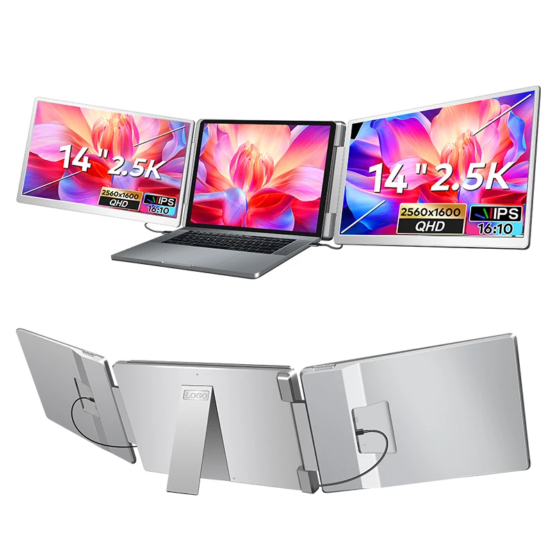 Ultra Wide 14 Inch Dual Triple Screen Monitor for Business