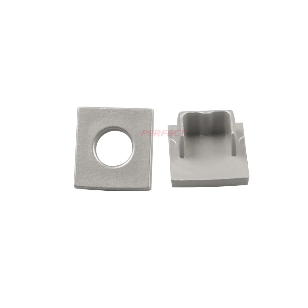 Drywall Recessed Single Wing Plaster Profile] Led Aluminum Profile for Ceiling Wall Gypsum Strip Led Channel