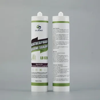 factory supplied no smell strong weatherproof aluminum alloy Construction neutral Silicone Sealant for windows and doors