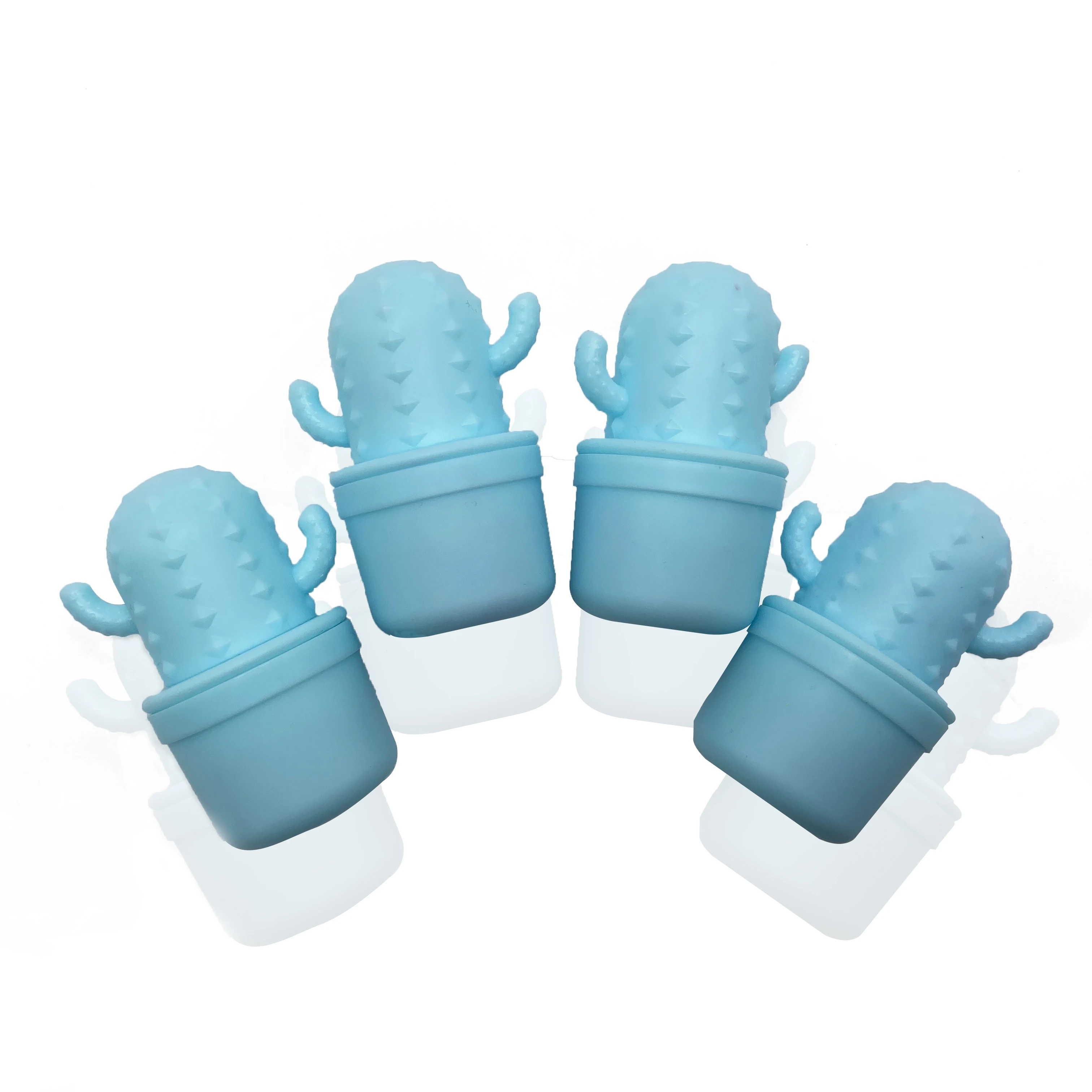 New Packaging Organic Natural Non-Toxic Vegan Peppermint Fruit Cactus-Shaped Lip Balm 10g Nourishing Moisturizing Long-Lasting