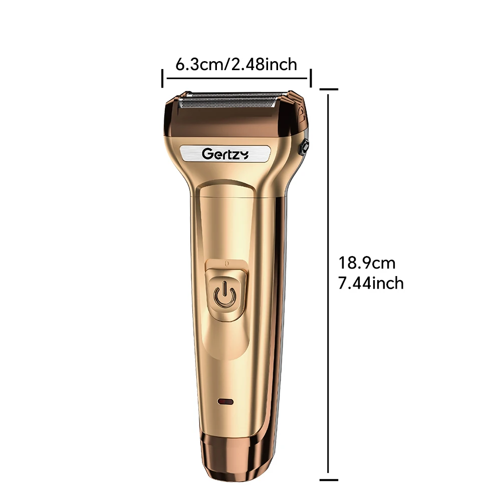 USB Powered Digital Three-in-one High-Performance Reciprocating Electric Razor for Personal Beards Electric Shaver factory