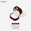 dark red ring/necklace box