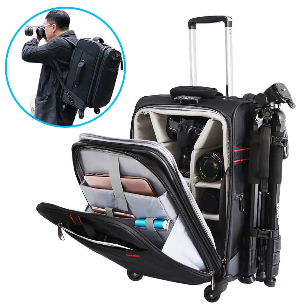 Caden K10 2 1でdslr Profession Photography Trolley Bag Camera Trolley Camera Bag Buy 輪バックパックカメラバッグ ビデオカメラバッグバックパック カメラトロリーバッグ Product On Alibaba Com