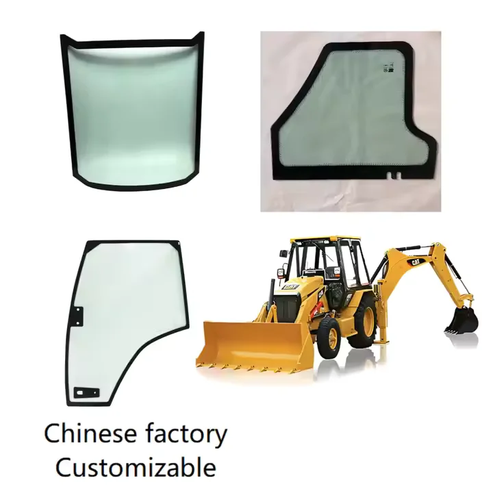 New MingXin LiDAR-Compatible Transparent Glass for Hitachi ZX250-6