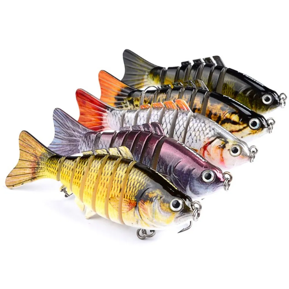 Fishing Lure Multi Jointed Minnow Swimbait Wobblers  Artificial Tackle Crankbait