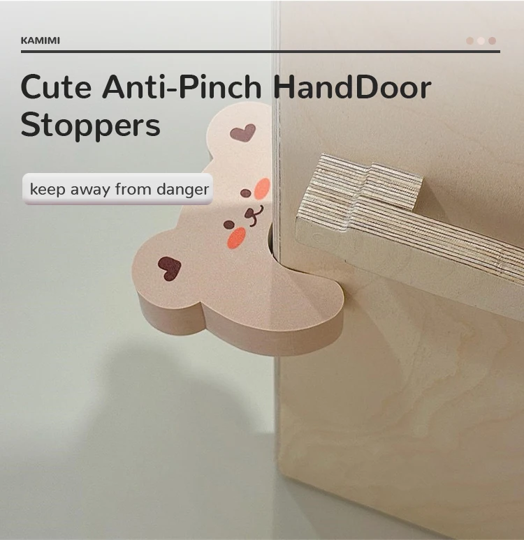 Top Selling Baby Safety Foam Door Stoppers Animal Designs Door Holder