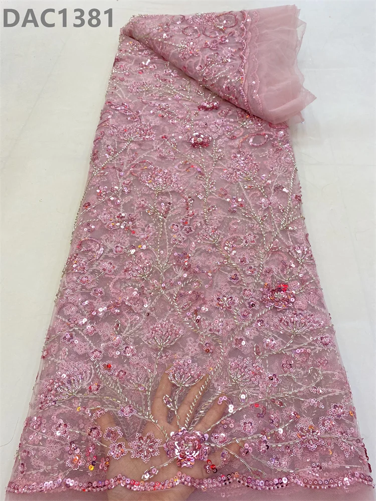beaded lace fabric