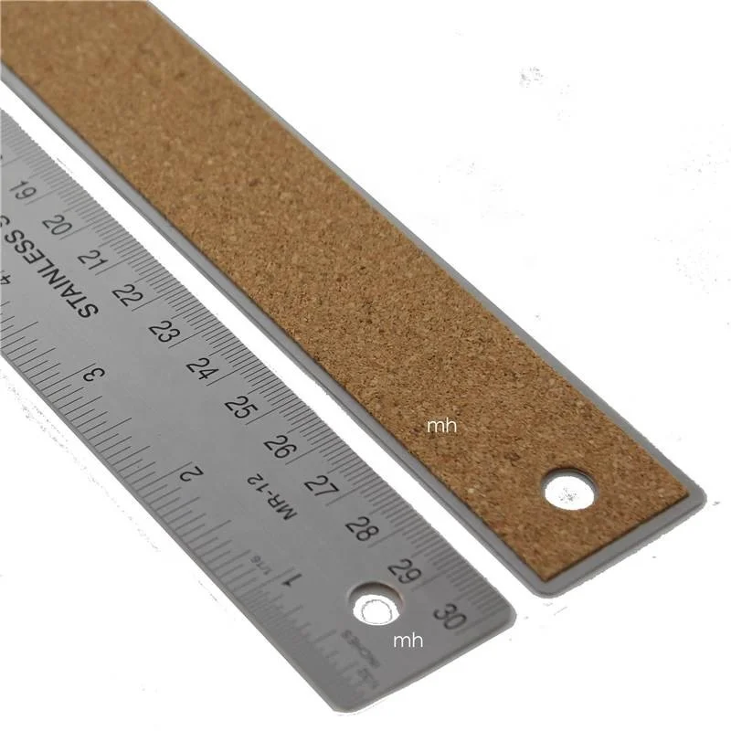 Custom Logo 15cm Stainless Steel Student Stationery School Straight Metal Ruler