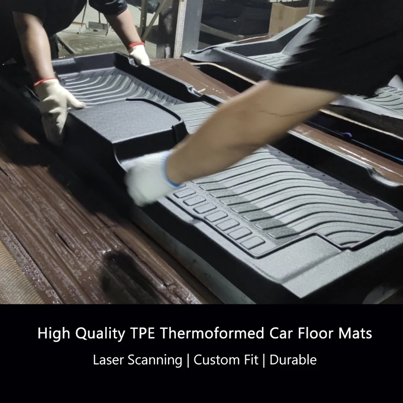 All Weather Lhd Carpets Foot Mats 3D Tpe Car Floor Mat for Hyundai Palisade 2020 2023 2024 Car Mats