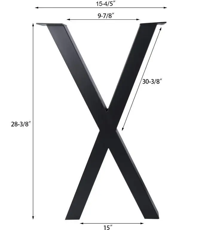 Customize Dining Table Base Metal Workbench Legs Outdoor Bench Feet