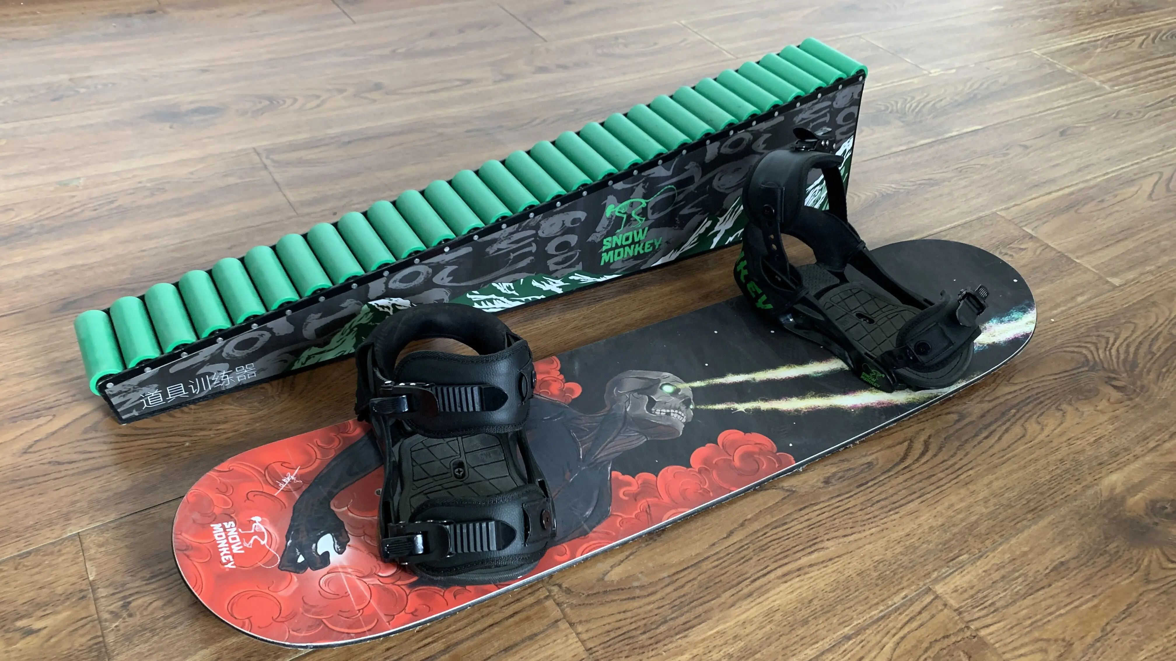 スノーボード Monkey-Special SNOWMONKEYトランポリントレーニングボードスノーボードカスタムジブ