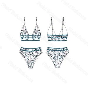 2026 Woman Swimsuit Recycled Eco-friendly Fabric Swimwear Custom Swimsuit High Quality Bikini Factory Recycled Swimwear