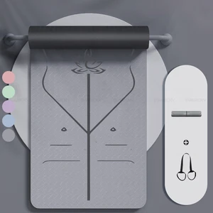 Wholesale Custom Printed Non slip Yoga Mats Comfortable Faux Web Design Custom logo Gym Tpe Yoga Mat High Quality