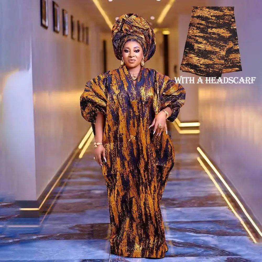 Wholesale Boubou Church Dress African Dresses for Women's Clothing Ladies Dresses,2 Pieces
