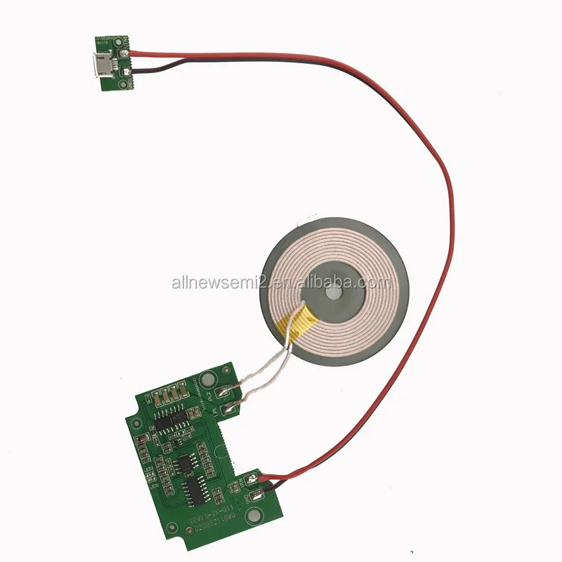 One-Stop Supply Wireless charger PCBA + coil  wireless charging board folding wireless charger board chip Components