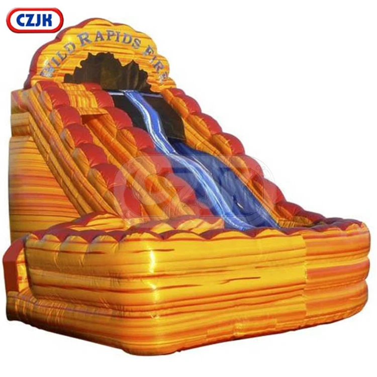 Corkscrew Volcano Inflatable Water Pool Slide for Sale