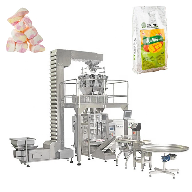 Sugar Filling Machine Automatic Pet Biscuit Food Bag Weighing Packing Animal Cat Food Dog Food Bag Pouch Packing Machine