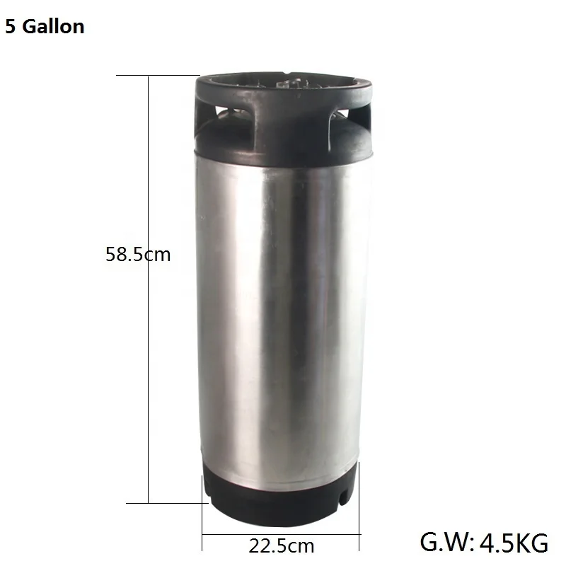 5 Gallon 19L Ball Lock Corny Keg Cornelius Beer Keg With Handles Homebrew Draft Beer