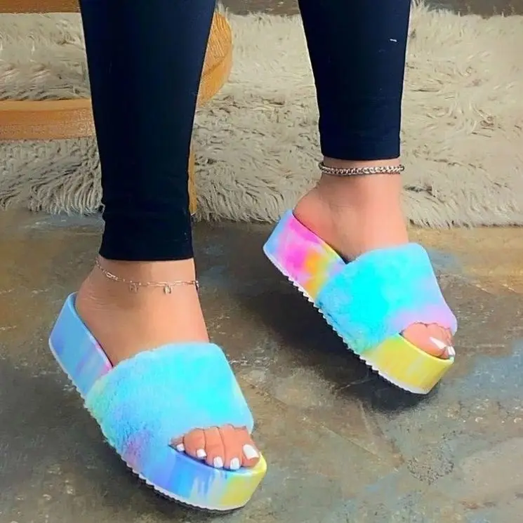 Amazon.com: Wodceeke Sandalias de plataforma para mujer, sandalias de  plataforma casual verano medianos Tacones abiertos con bola de pelo : Ropa,  Zapatos y Joyería