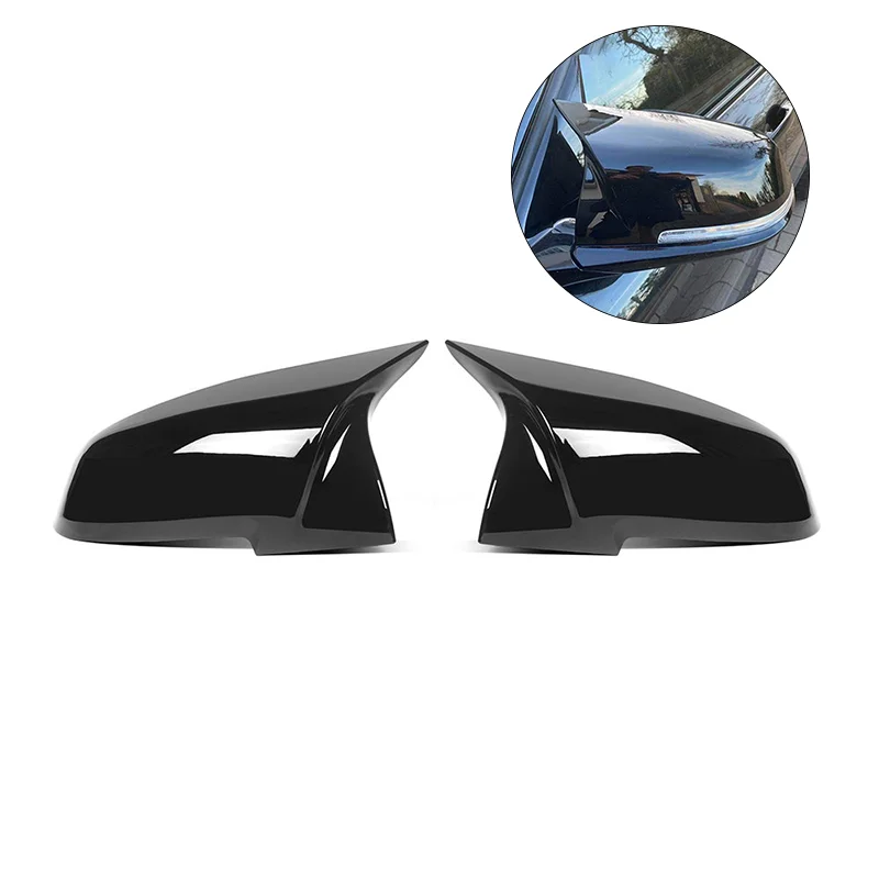 Quality ABS Gloss Black Side View M Look Wing Mirror Covers for BMW F20 F22 F30 F35 F34 F32 F33 F36 F87 2012-2018