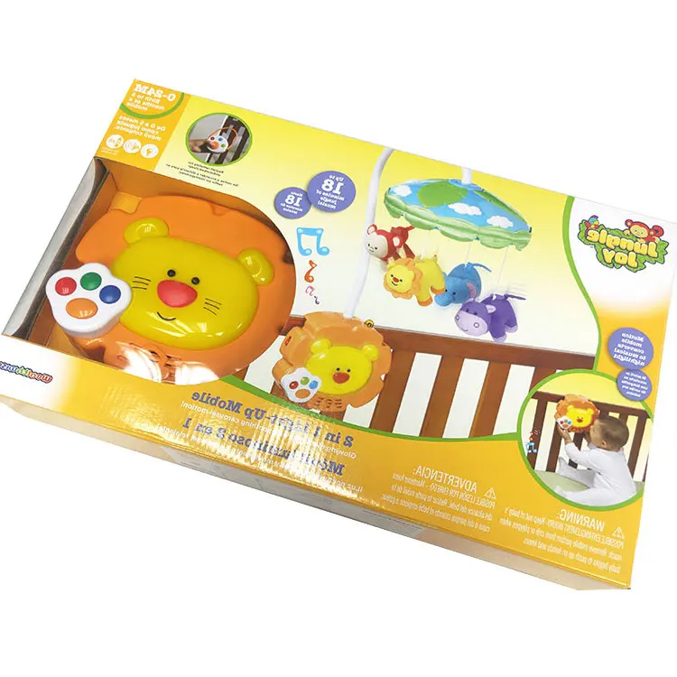 Высококачественные украшения для детской спальни, музыкальный плюшевый слон, подвесная игрушка для детской кроватки