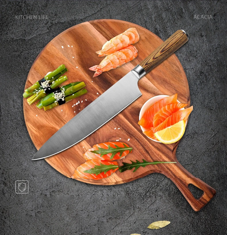 2022 Hot Selling Solid Wood Butcher Chopping Blocks Countertop Kitchen