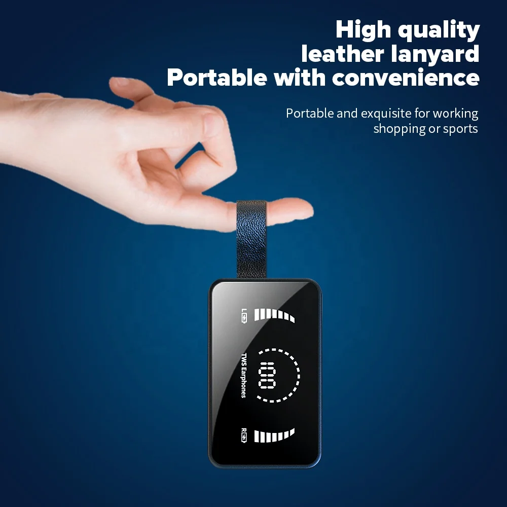 TWS-наушники с сенсорным управлением и ЖК-дисплеем