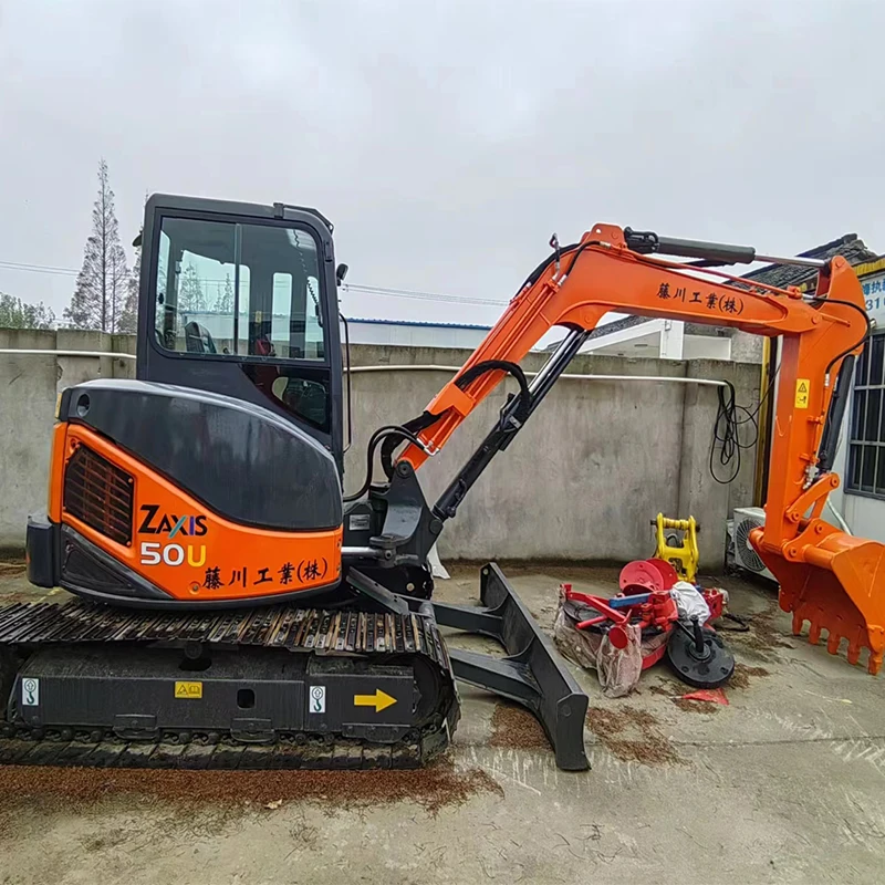 Hitachi ZX50 Excavator - 5 Ton Heavy Digger from Japan
