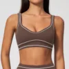 Brown-Bra