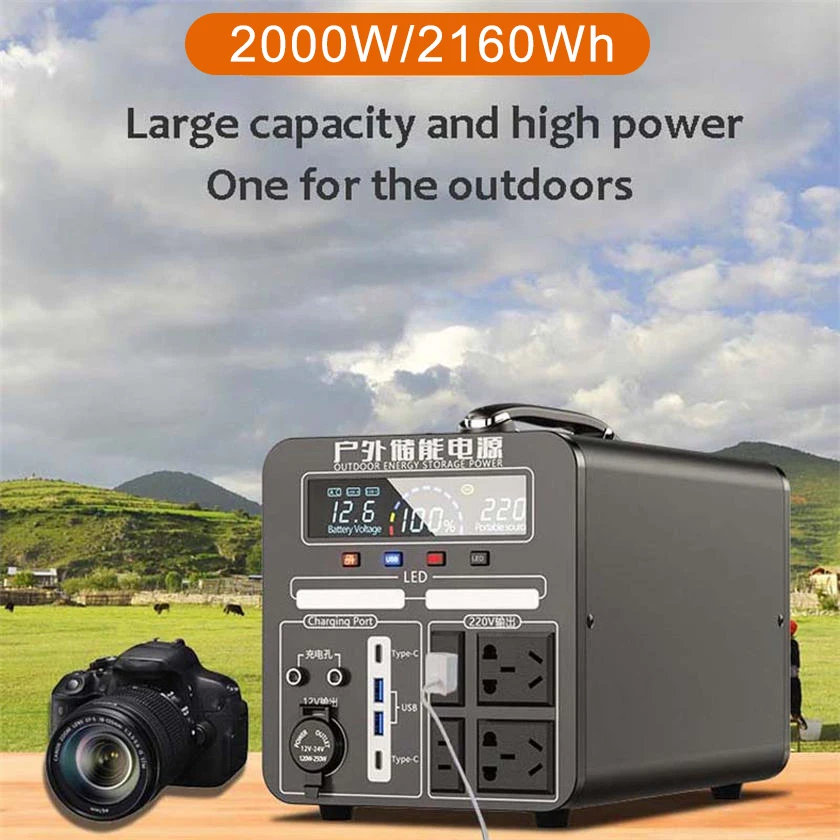 Kenengsen Lifepo4 Battery - Portable Power Station for Outdoor