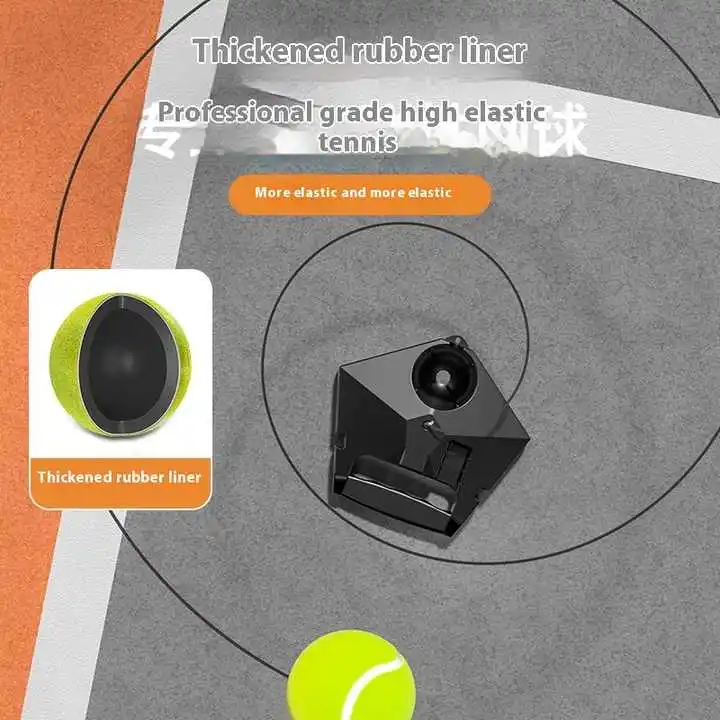 Professional Tennis Practice Machine with Automatic Ball Launcher and Swing Simulator for Advanced Training
