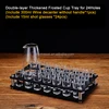 24 holes+24 cups+1 decanter(No handle)