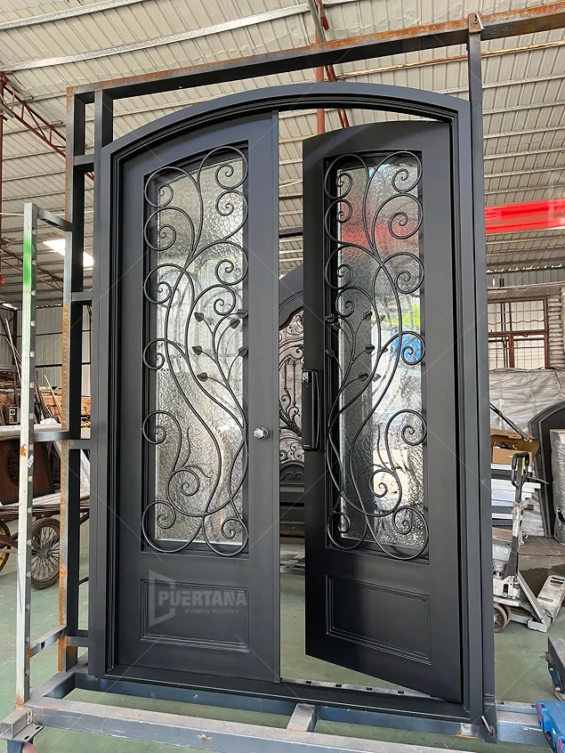 Outdoor Wrought Iron French Patio Glass Door Lowes Wrought Iron Front Double Main Entry Storm