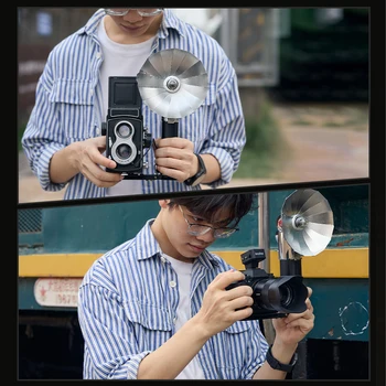 Godox Lux Master Retro TTL HSS Camera Flash Touch Screen Wireless Sync Built in Battery 2.4G Wireless X System Compatible product image