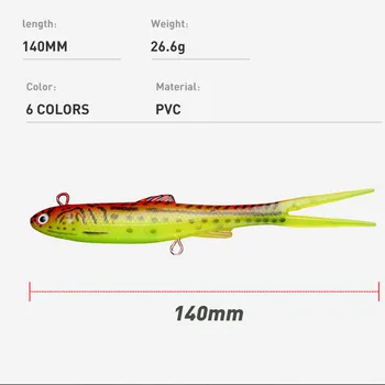 Cheery Fork Tail Lead Head Jig Lure with Spinner Blades and Treble Hooks for Bass Fishing – Metal Jig – view 5