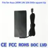 280W Ultra Slim Black 20V 14A Mesh Right Small Square Tip