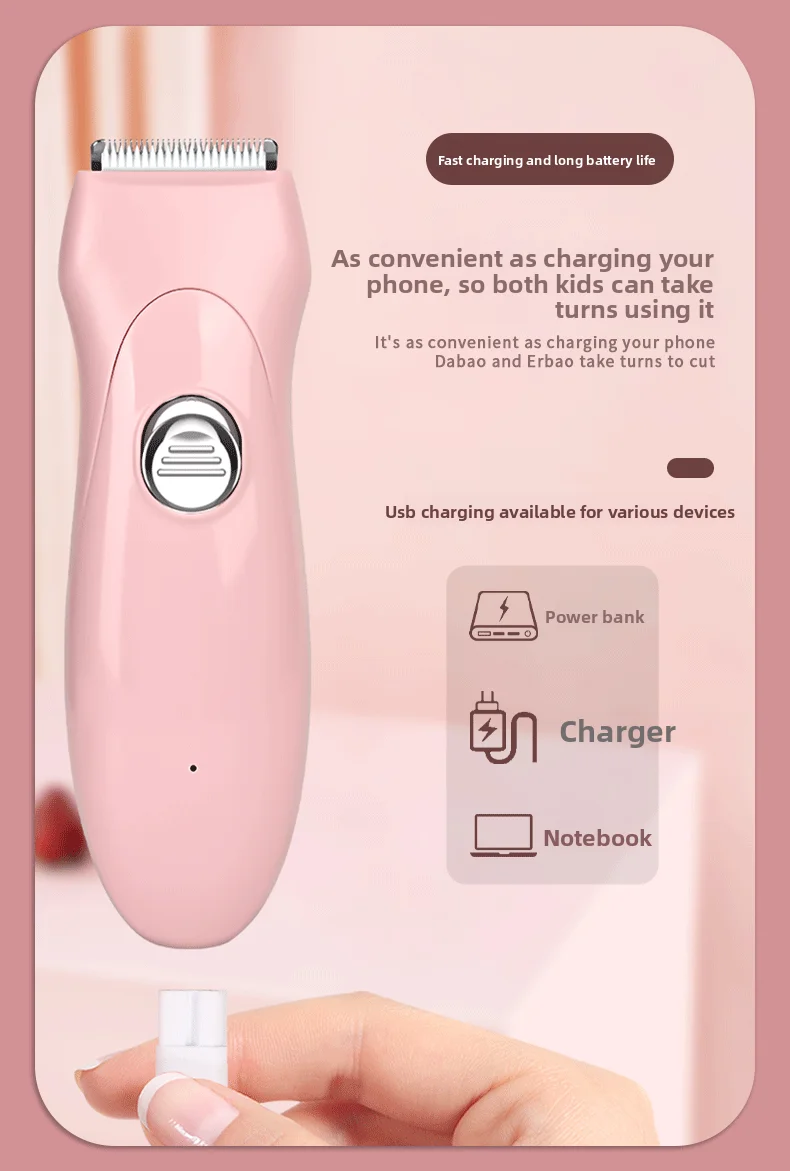 Portable Cordless Pubic & Body Hair Trimmer Groomer - Image 3